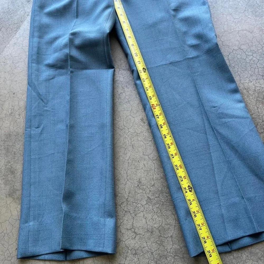 Vintage 70s/80s blue trouser dress pants 32